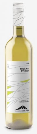 Fľaša vína Ryzlink rýnský 2018, výber z hrozna (sladké)