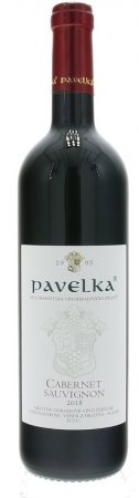 Fľaša vína Cabernet Sauvignon 2018, výber z hrozna (suché)