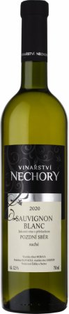 Fľaša vína Sauvignon blanc 2020, pozdný sber (suché)
