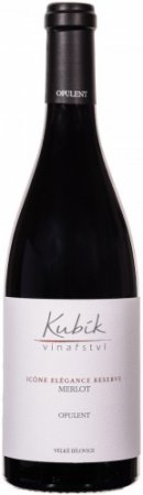 Fľaša vína Merlot 2018, výber z hrozna (suché)