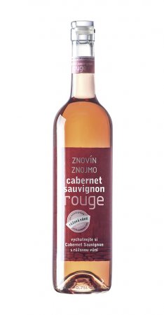 Fľaša vína Cabernet Sauvignon rosé 2020, pozdný sber