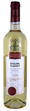Fľaša vína Ryzlink vlašský 2020, pozdný sber (polosladké)