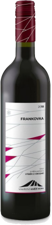 Fľaša vína Frankovka barrique 2018, výber z hrozna (suché)