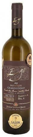 Fľaša vína Chardonnay barrique (EGO No. 79) 2019, výber z hrozna (suché)