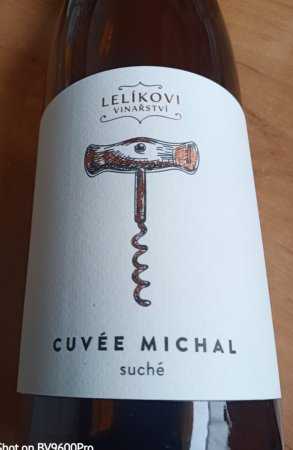 Fľaša vína Cuvee Michal 2020, zemské víno (suché)