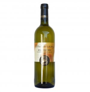 Fľaša vína Rulandské bílé 2016, kabinetné víno (polosuché)