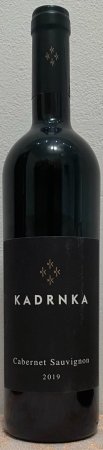 Fľaša vína Cabernet Sauvignon 2019, pozdný sber (suché)