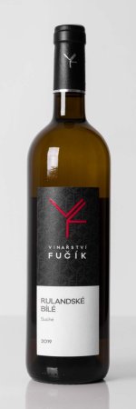 Fľaša vína Rulandské bílé 2019, pozdný sber (suché)
