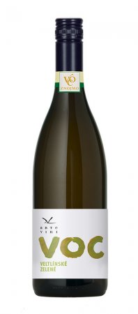 Fľaša vína Veltlínské zelené 2020, voc (suché)