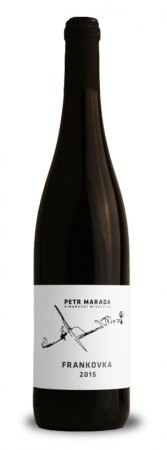 Fľaša vína Frankovka 2016, pozdný sber (suché)
