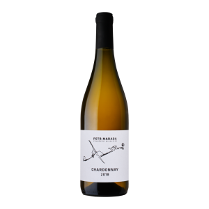 Fľaša vína Chardonnay barrique 2018, moravské zemské víno (suché)