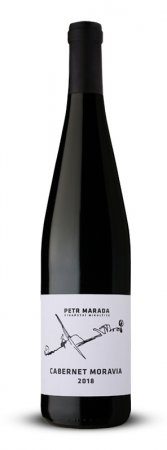 Fľaša vína Cabernet Moravia 2018, pozdný sber (suché)