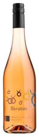 Fľaša vína Zweigeltrebe rosé Frizzante 2020, zemské víno - perlivé (polosuché)