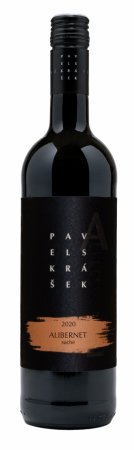 Fľaša vína Alibernet 2020, zemské víno (suché)