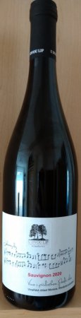 Fľaša vína Sauvignon 2020, pozdný sber (polosuché)
