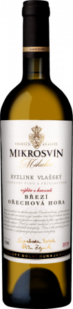 Fľaša vína Ryzlink vlašský (Ořechová hora) 2019, výber z hrozna (suché)