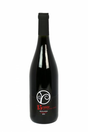 Fľaša vína 15 Cuvée červené 2015, pozdný sber (suché)