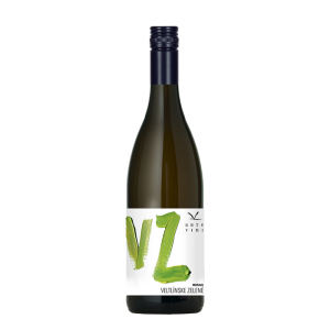 Fľaša vína Veltlínské zelené 2018, zemské víno (suché)
