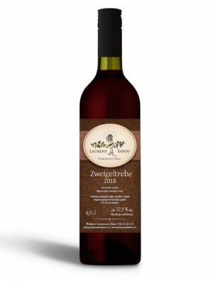 Fľaša vína Zweigeltrebe Barrique 2019, zemské víno (suché)