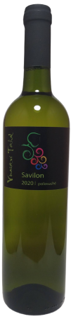 Fľaša vína Savilon 2020, zemské víno (polosuché)