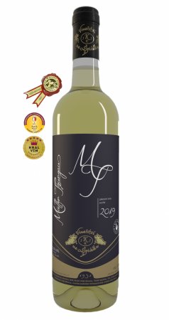 Fľaša vína Müller Thurgau 2019, akostné víno (suché)