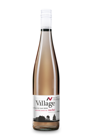 Fľaša vína Svatovavřinecké rosé 2018, zemské víno (suché)