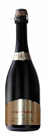 Fľaša vína Pinot Noir 2017, zemské víno - perlivé (extra brut)