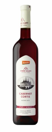 Fľaša vína Cabernet Cortis 2015, bobuľový výber (suché)