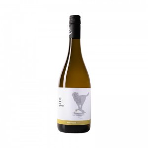 Fľaša vína Pinot gris 2017, zemské víno (polosuché)