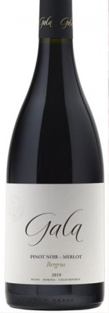 Fľaša vína Pinot Noir - Merlot (Bergrus) 2019, pozdný sber (suché)