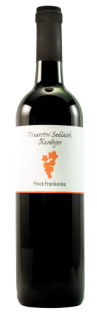 Fľaša vína Pinot-Frankovka 2016, zemské víno (suché)