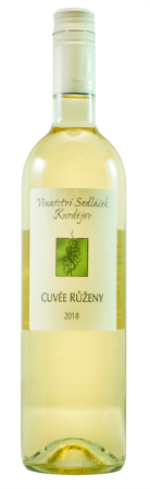 Fľaša vína Cuvée Růženy 2018, zemské víno (suché)