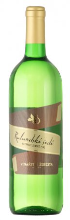 Fľaša vína Rulandské šedé 2018, zemské víno (suché)