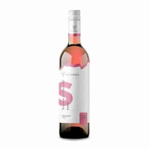 Fľaša vína Svatovavřinecké rosé 2020, zemské víno (polosuché)