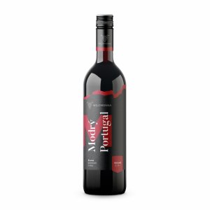 Fľaša vína Modrý Portugal 2020, zemské víno (suché)