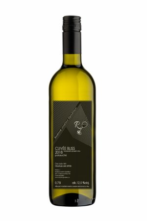 Fľaša vína Cuvée Bliss 2018, zemské víno (polosuché)