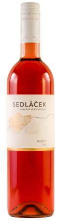 Fľaša vína Rosé 5 2019, zemské víno (suché)
