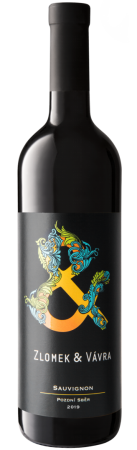 Fľaša vína Sauvignon 2019, pozdný sber (polosuché)