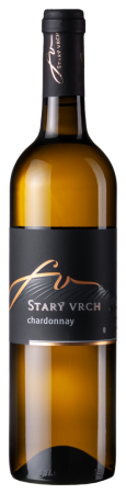 Fľaša vína Chardonnay 2018, pozdný sber (suché)