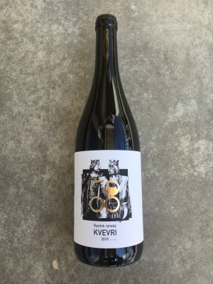 Fľaša vína Ryzlink rýnský I KVEVRI I nesířené 2018, zemské víno (suché)