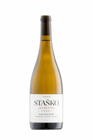 Fľaša vína Sauvignon, ruční sběr 2019, pozdný sber (suché)