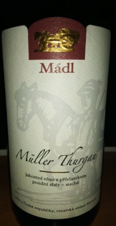 Fľaša vína Müller Thurgau 2019, pozdný sber (suché)