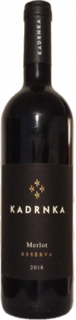 Fľaša vína Merlot Reserva 2018, výber z hrozna (suché)