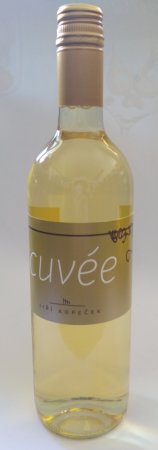 Fľaša vína Cuvée bílé 2016, zemské víno (suché)