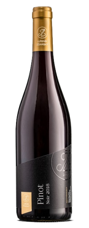 Fľaša vína Pinot noir 2018, pozdný sber (suché)