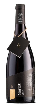 Fľaša vína Merlot Rezerva 2017, výber z hrozna (suché)