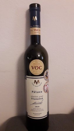 Fľaša vína Pálava 2018, voc (polosuché)