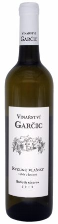 Fľaša vína Ryzlink vlašský Botrytis cinerea 2019, výber z hrozna (suché)