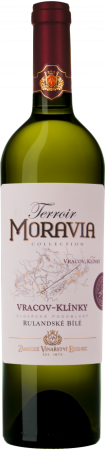 Fľaša vína Rulandské bílé (Terroir Moravia) 2018, pozdný sber (suché)
