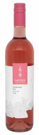 Fľaša vína Zweigeltrebe rosé 2019, pozdný sber (suché)